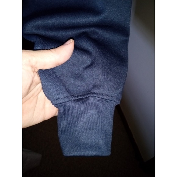 DALLAS COWBOYS Blue & Gray NFL TRACK JACKET~Men's Large Tall Varsity Zip - Picture 4 of 11